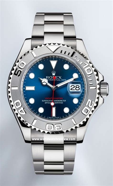 rolex oyster perpetual yacht master blue|rolex yacht master stainless.